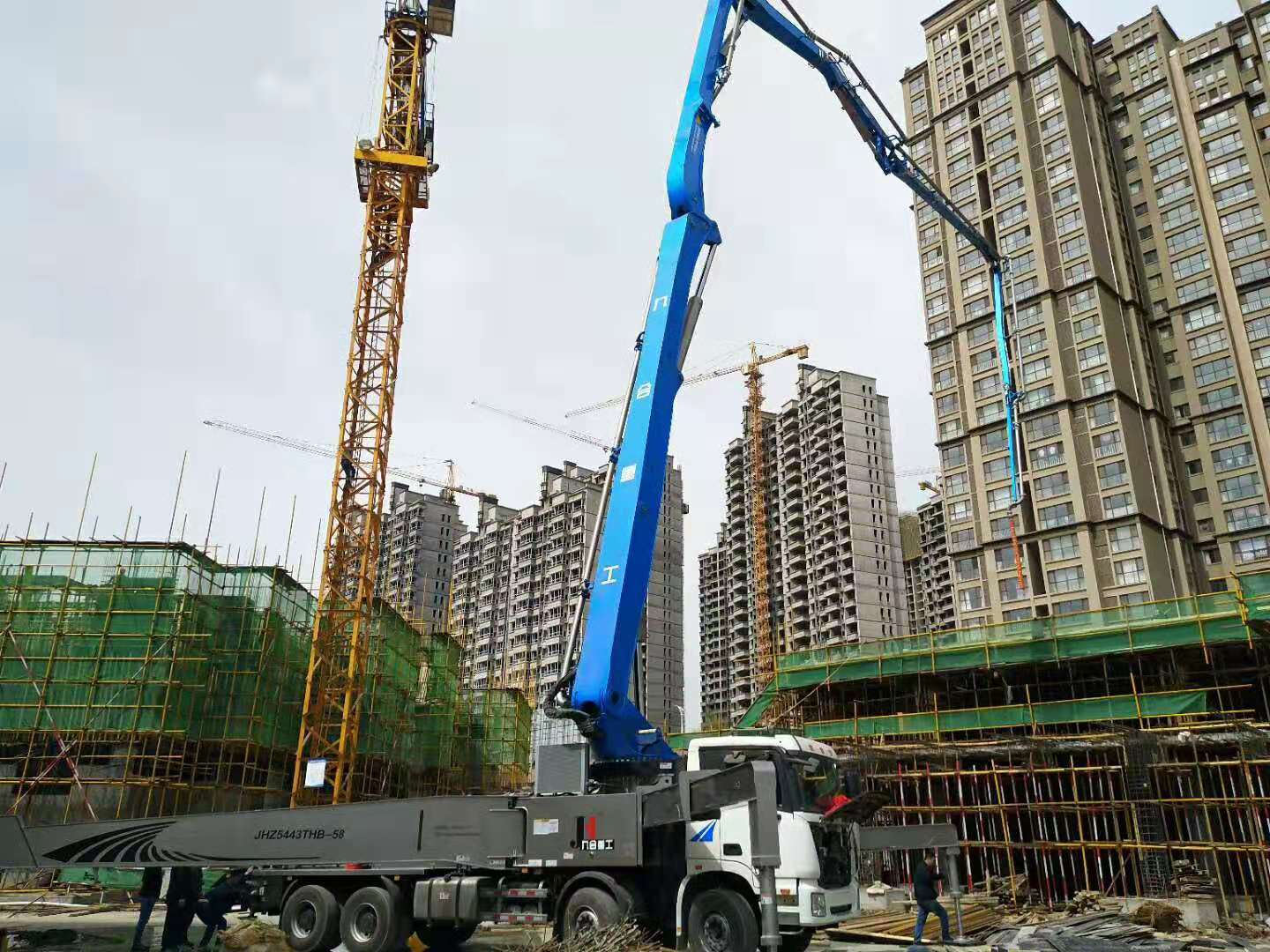 九合重工58米泵车施工图